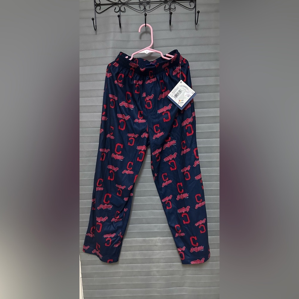 Youth Boys’ MLB Cleveland Indians Pajama Pants Size Small 8